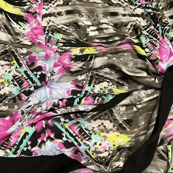 Parker‎ Maxi Aurora Halter Fit and Flare Multicolor Dress Size Small - Picture 9 of 15